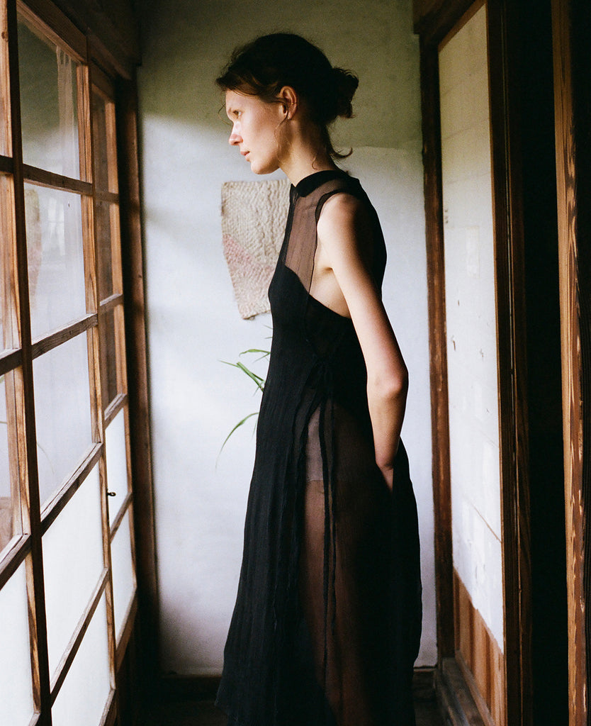 all that remains ola crinkled silk maxi dress All That Remains Ola Crinkled Silk Maxi Dress in Black