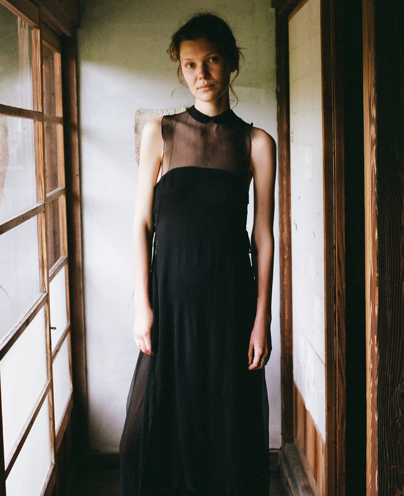 all that remains ola crinkled silk maxi dress All That Remains Ola Crinkled Silk Maxi Dress in Black