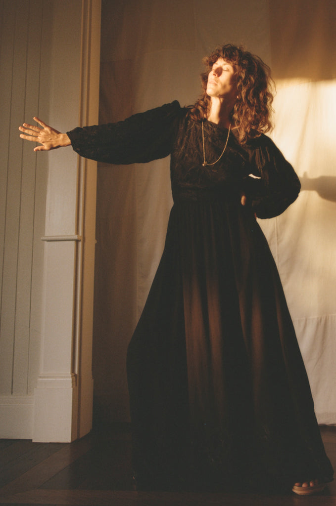 Lina Dress Noir AllThatRemainsLove Lina Dress Noir AllThatRemainsLove