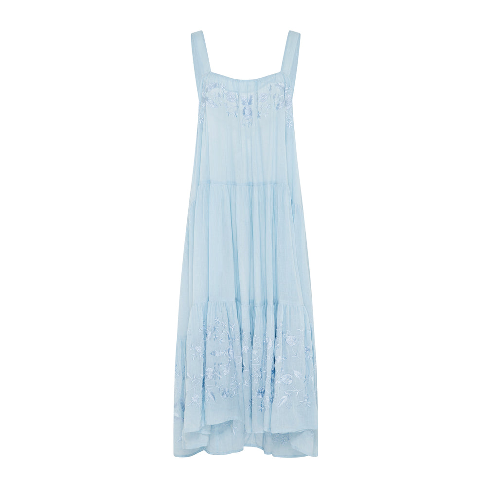 Dahlia Dress Blue – AllThatRemainsLove